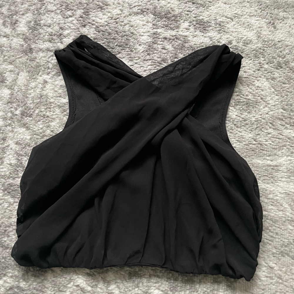 Love&Air Crop Top - Black - Size: M (Runs Small)
